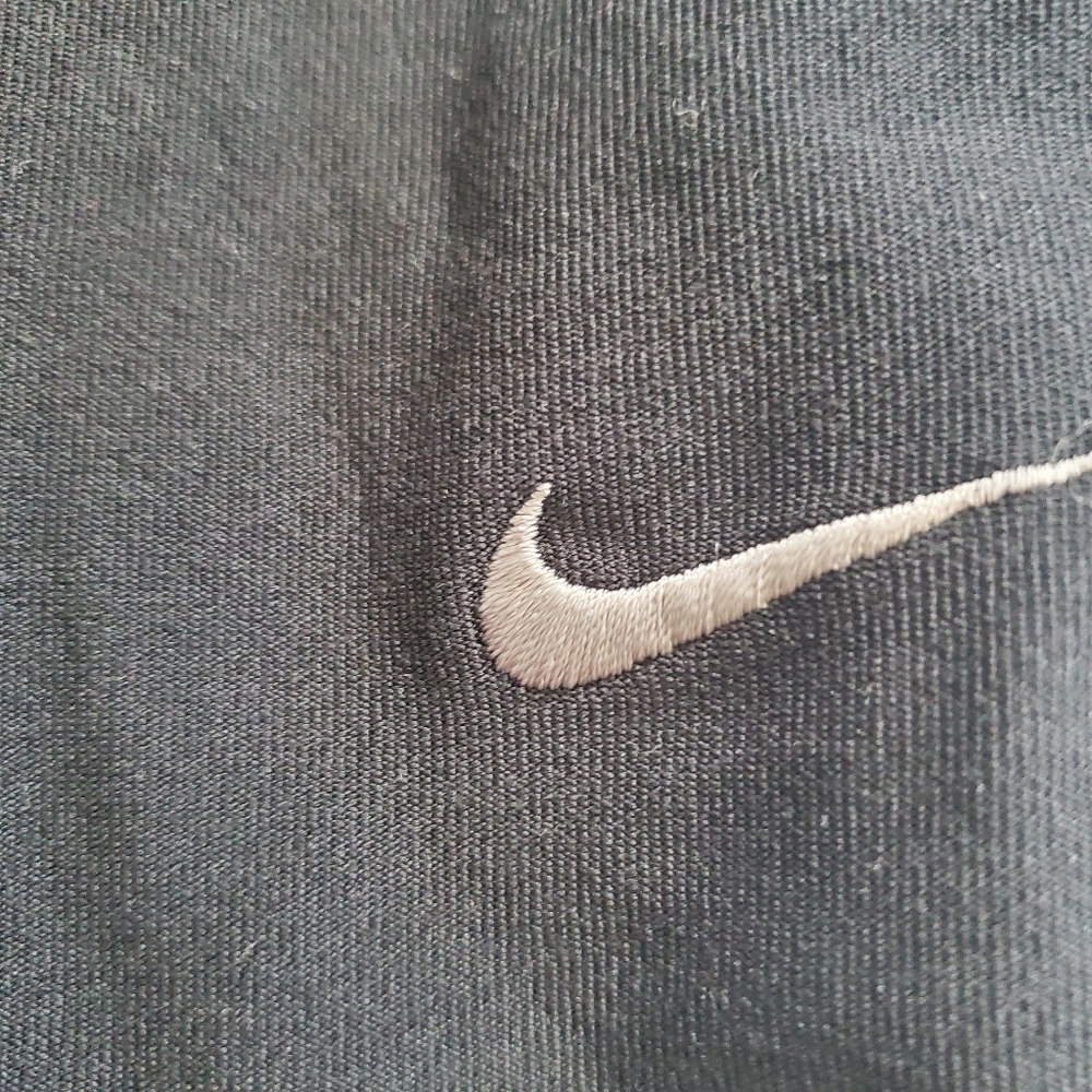 Nike dri-fit filament running capri legging black drawstring back zipper pocket‎ - Picture 4 of 8
